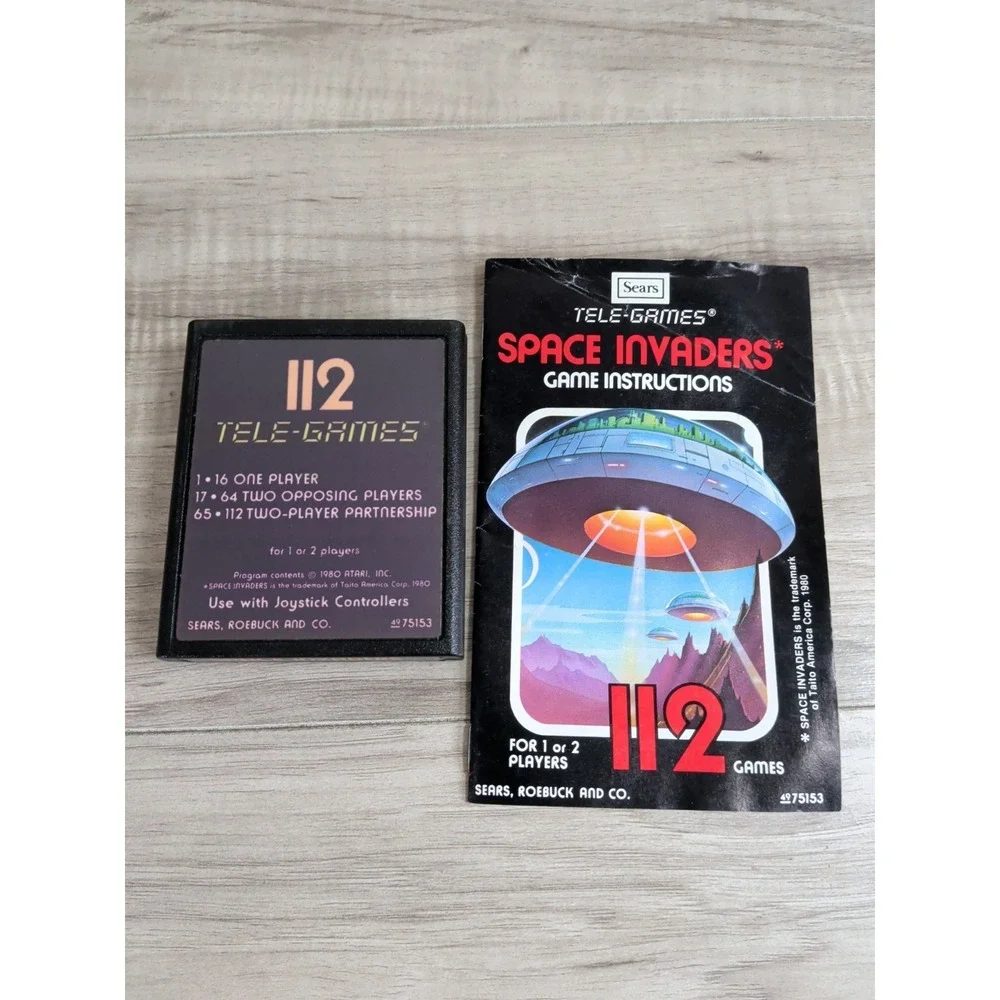 Tele-Games Atari 2600 SEARS Video Game LOT OF 8 Cartridges + Manuals or inserts